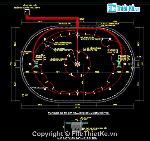 Đài nước,file cad đài phun nước,bản vẽ đài phun nước